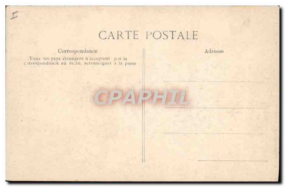 CPA Paris Theatre de l'Odeon et statue Emile Prugier  — Verso