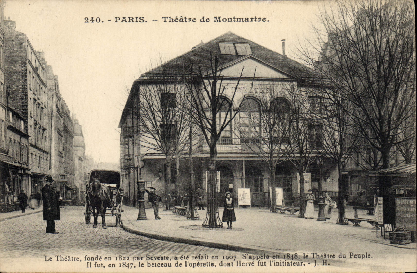 CPA Paris Le Theatre de Montmartre 