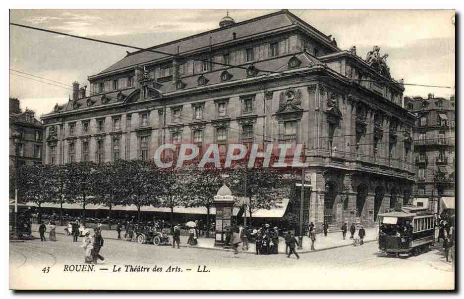 CPA Theatre des Arts Rouen Tramway