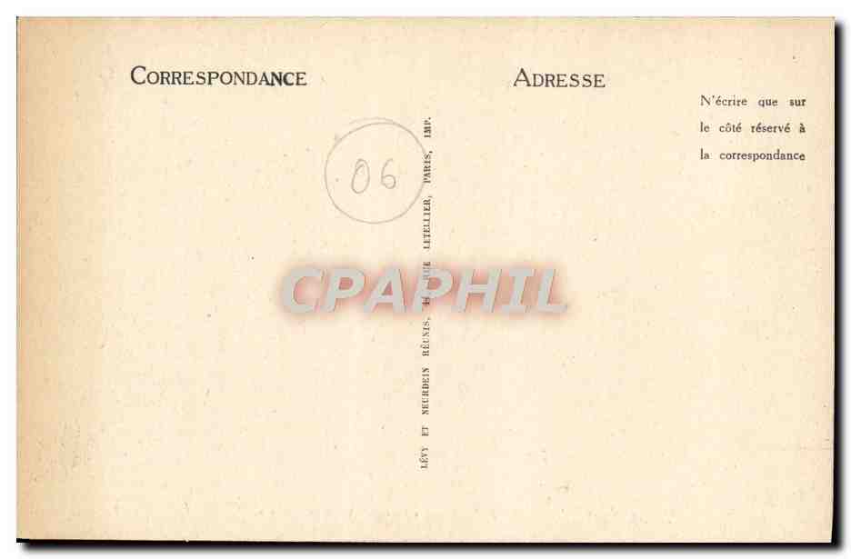 CPA Sospel Environs de Menton Le pont de la loge — Rückseite