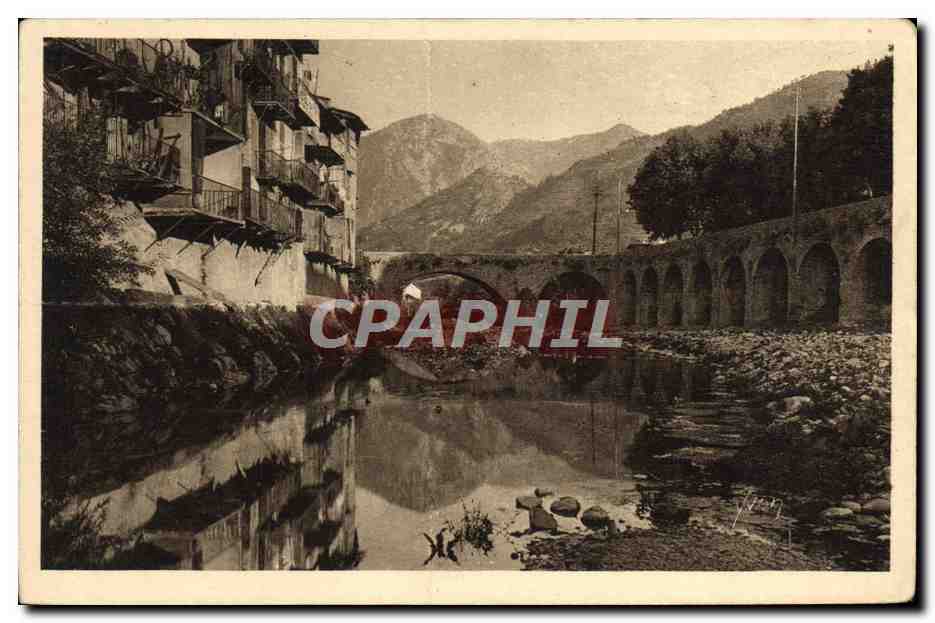 CPA Sospel Vieux Pont Vieilles Maisons sur la Bevera