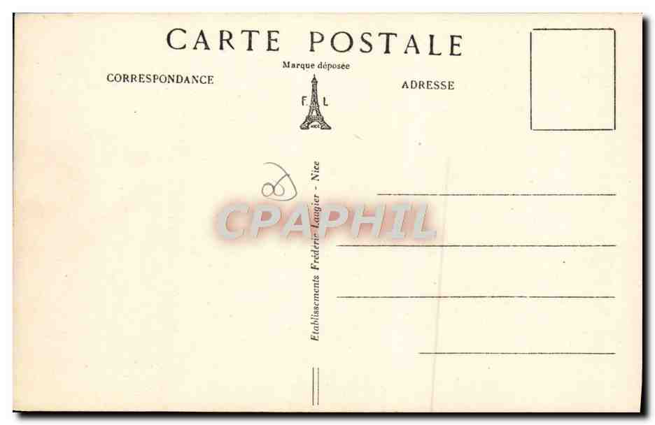 CPA Sospel Le Vieux Vieux Pont Sur la Bevera — Rückseite