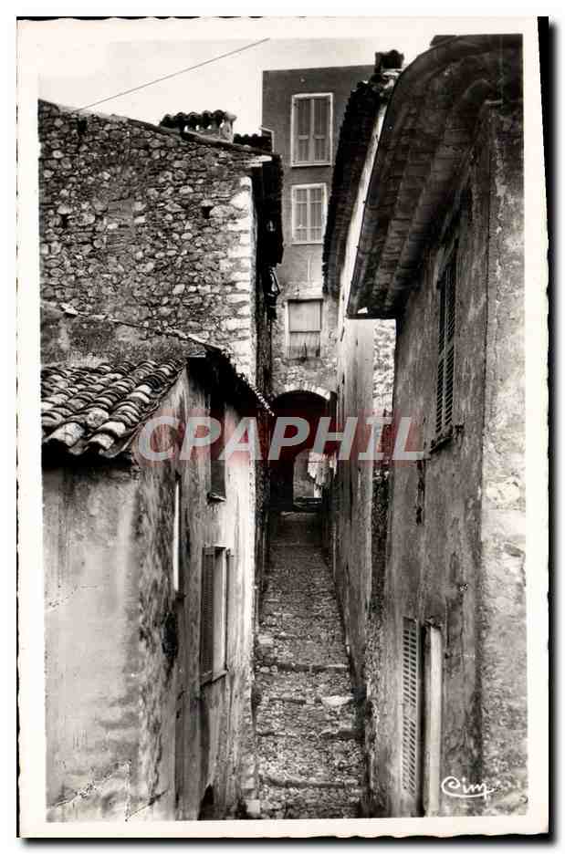 CPA St Paul de Vence Ses Remparts Son Eglise sa fontaine Rue du Casse Cou