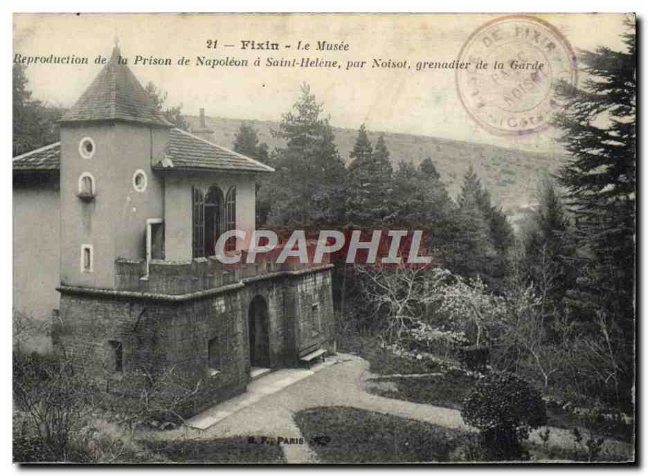 Fixin - Le Musée — Reproduction de la Prison de Napoléon à Saint-Hélène, par Noisot, grenadier de la Garde