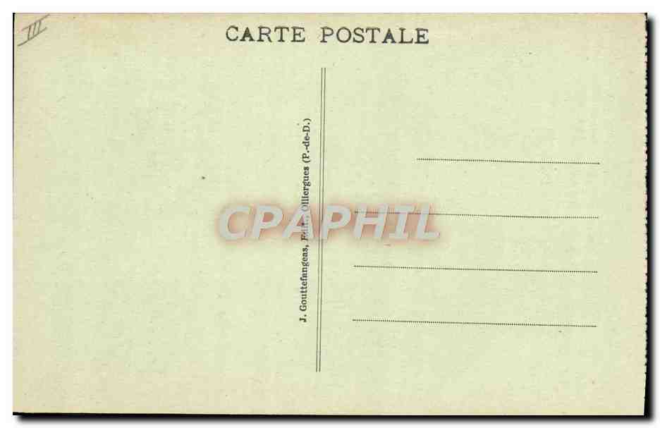 Riom - La Maison Centrale — G. D'O. n°796 — Reverso