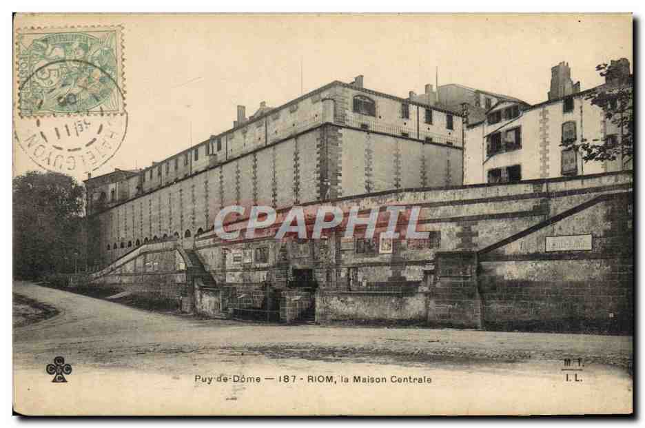 CPA Prison Maison centrale Riom