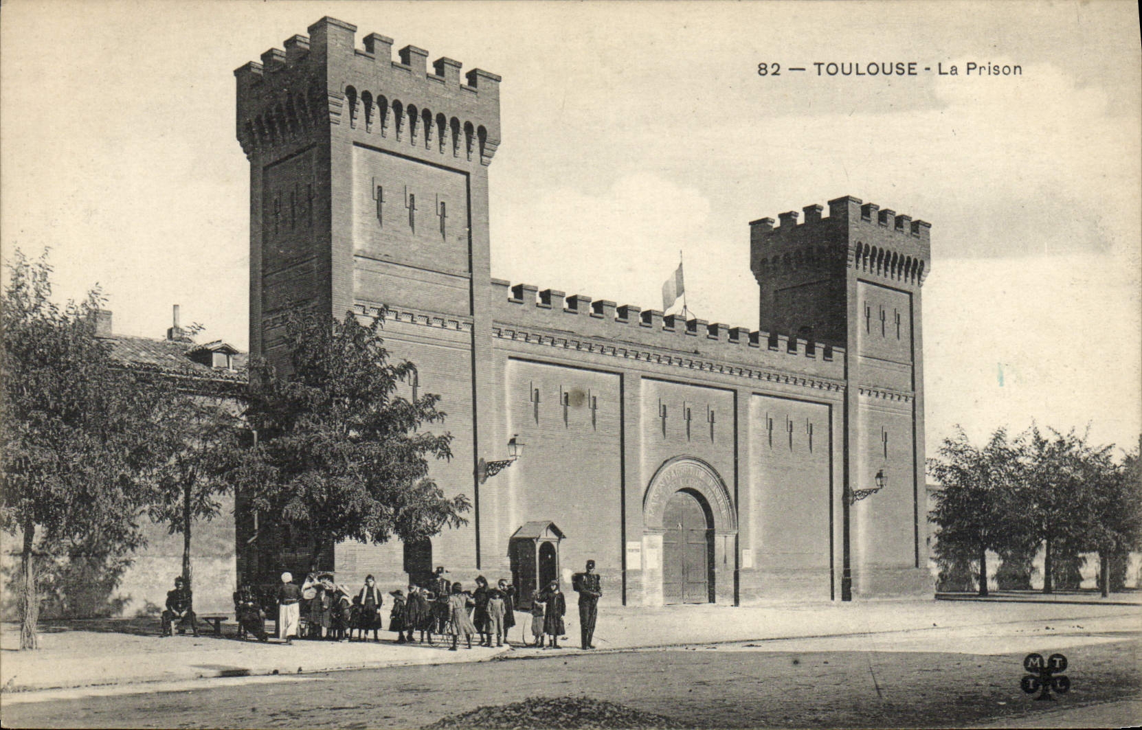 Toulouse - La Prison — éditeur MT, n° 82 - Recto