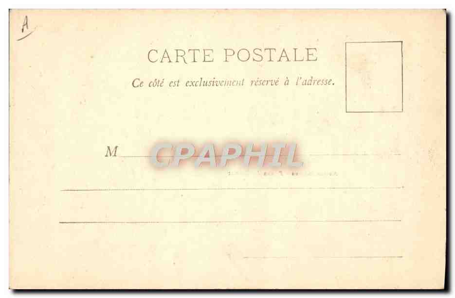 CPA Prison de Gannat Ancien chateau  — Verso