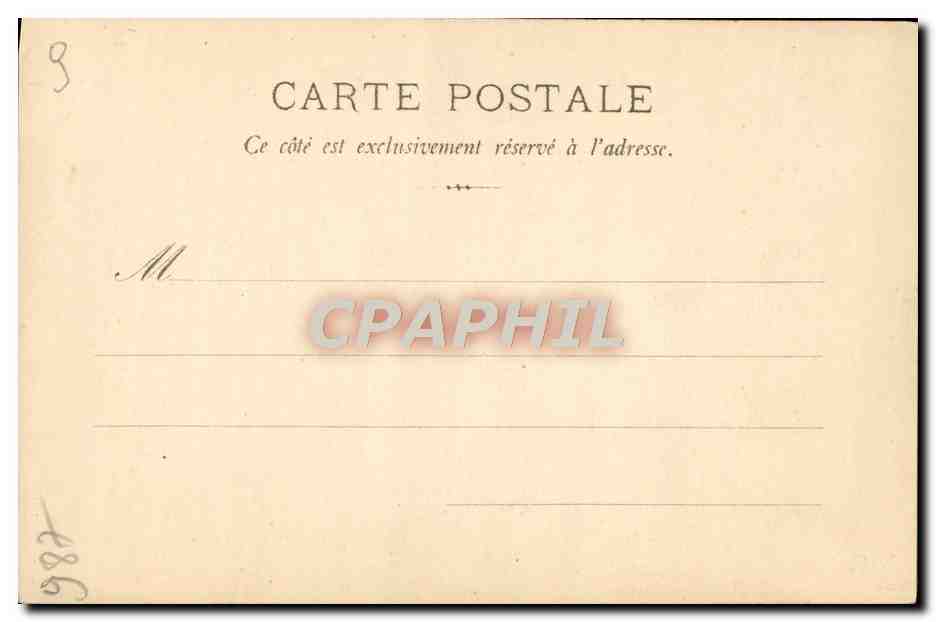 CPA Franc Maconnerie Un sacre a l'Elysee Loge marseillaise Marseille TOP — Rückseite