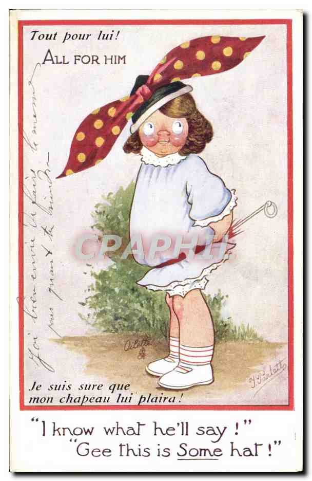 CPA Fantaisie Illustrateur Enfant
