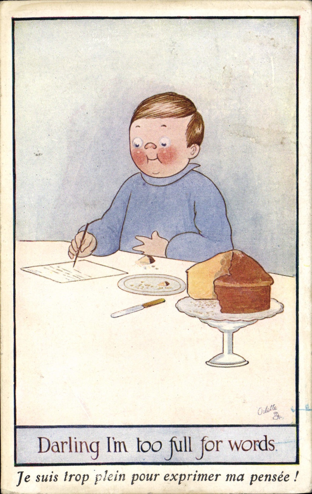 CPA Fantaisie Illustrateur Enfant