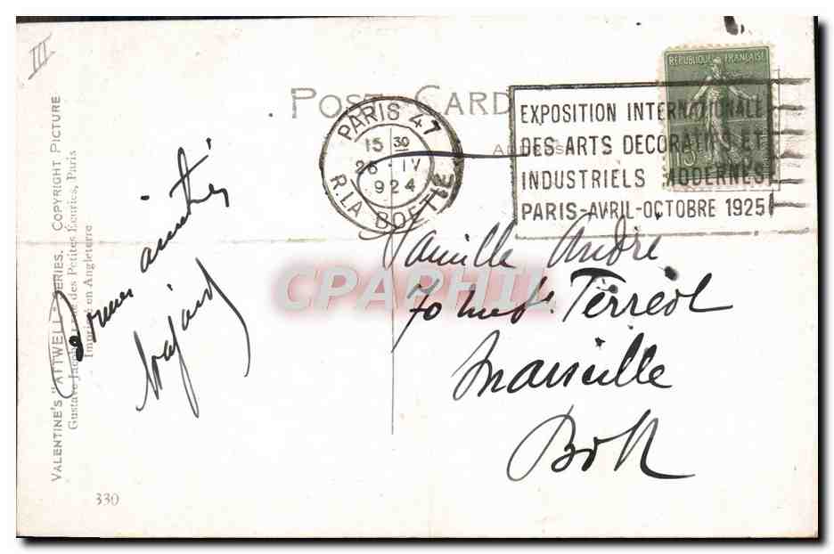 CPA Fantaisie Illustrateur Femme Enfants Bebes Mabel Lucie Attwell Jumeaux Twins — Verso