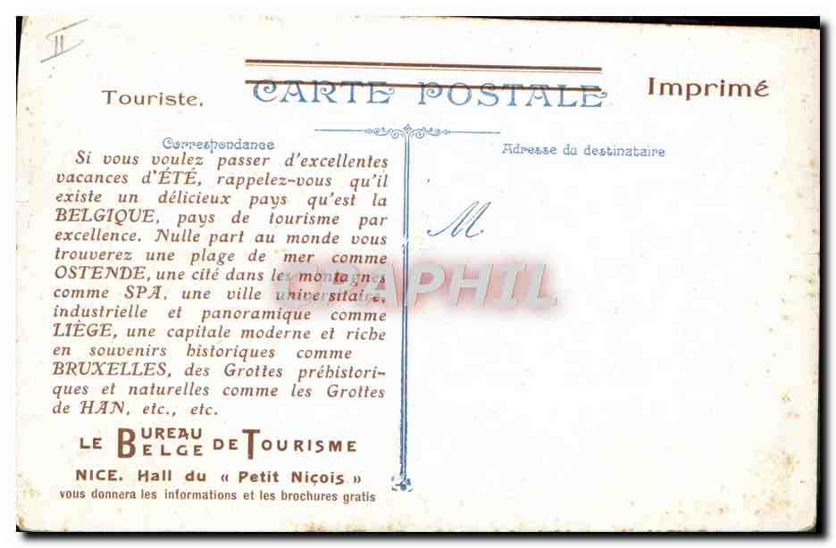 CPA Fantaisie Illustrateur Enfant L'enfant belge Militaria — Rückseite