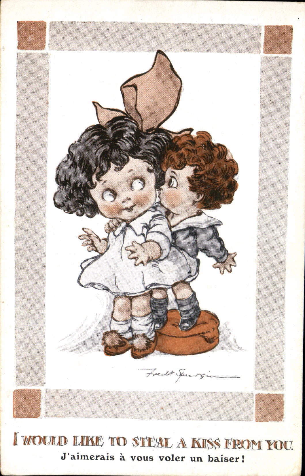 CPA Fantaisie Illustrateur Enfants Fred Sprugin 