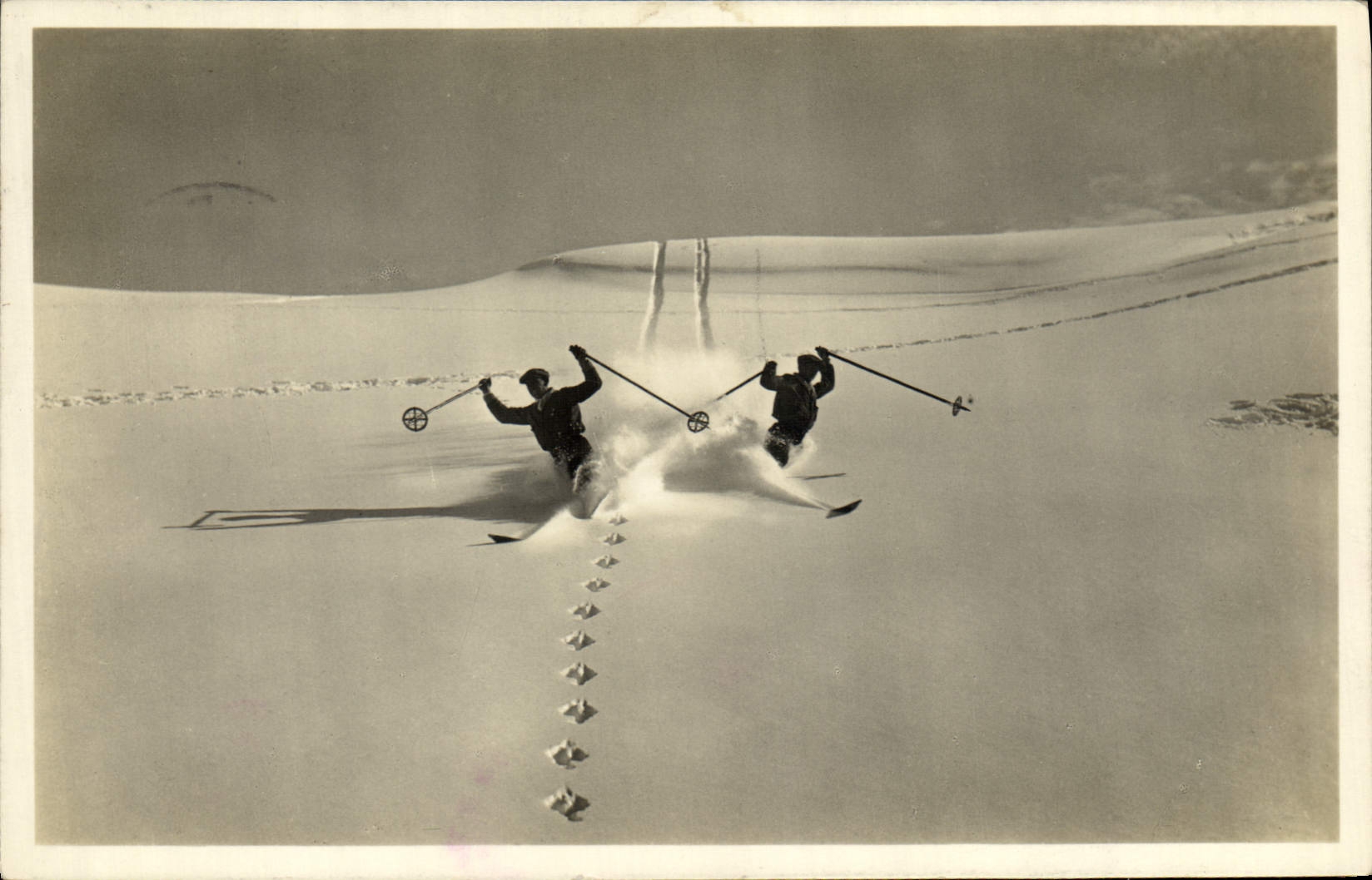 CPA Sports d'hiver Ski Doppel Telemark