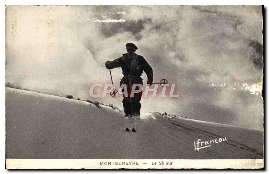 CPA Sports d'hiver Ski Montgenevre Le skieur