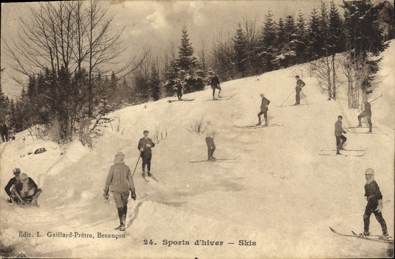 Winter-Sport — Skier — Edit. L. Gaillard-Prêtre, Besançon