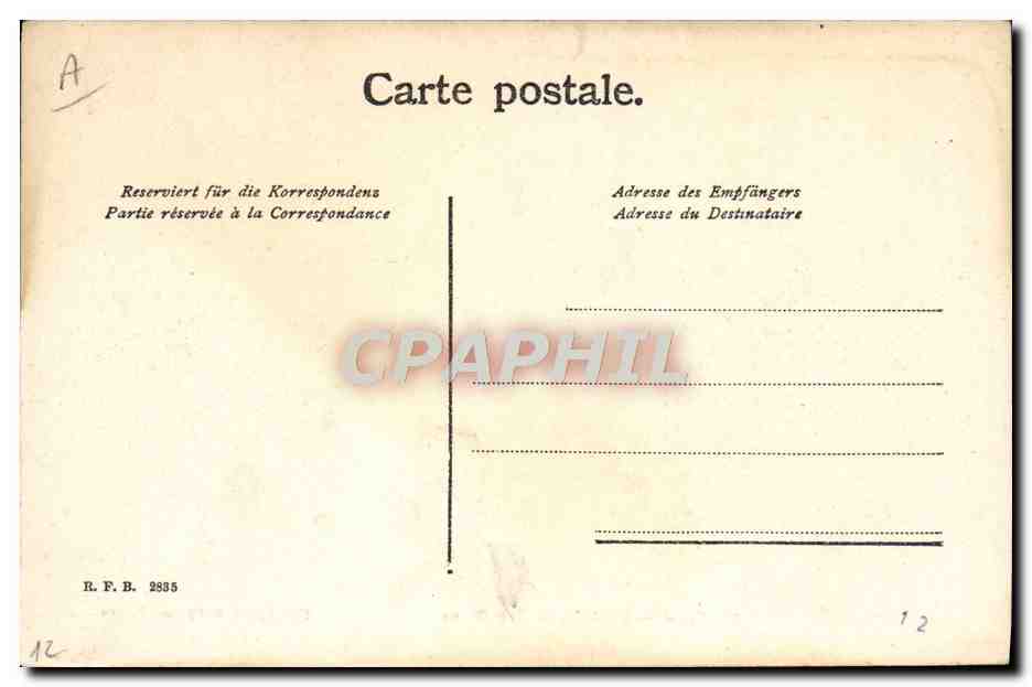 CPA Sports d'hiver Ski  — Rückseite