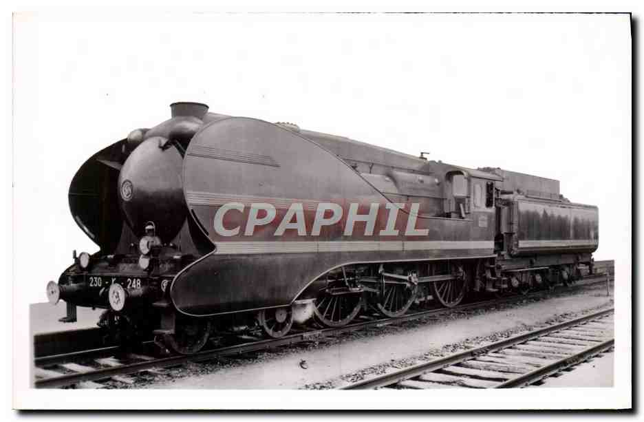 CPA Train Locomotive 230 K