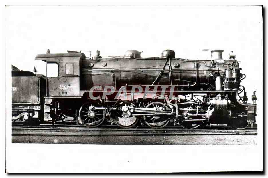 CPA Train Locomotive PO Midi D 58