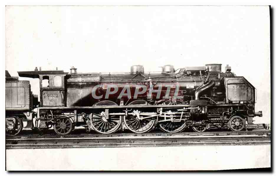 CPA Train Locomotive PO Midi 56