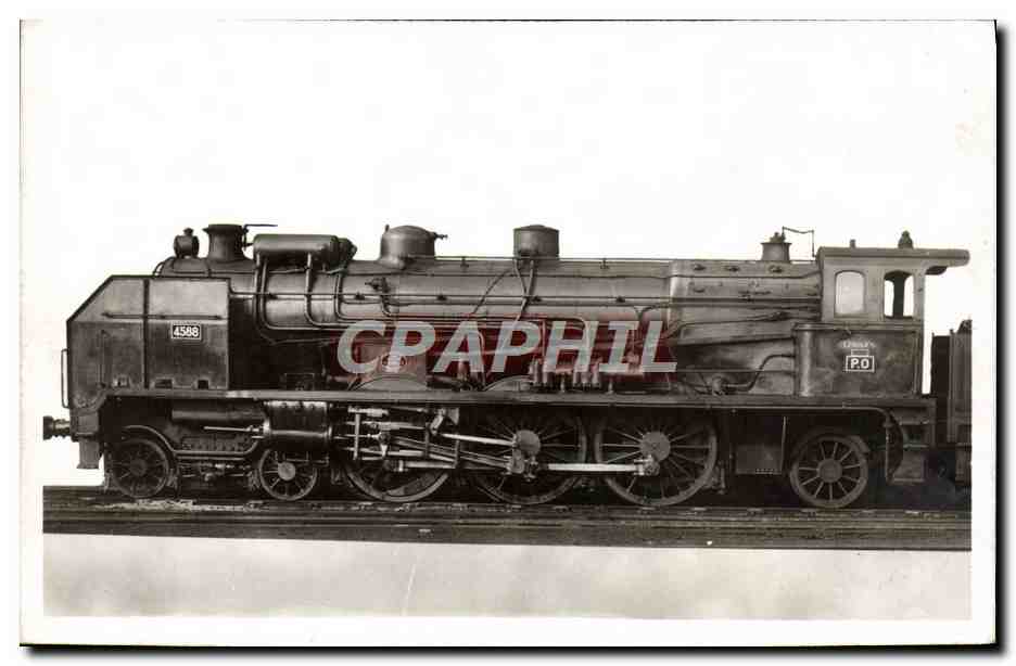 CPA Train Locomotive PO Midi 61