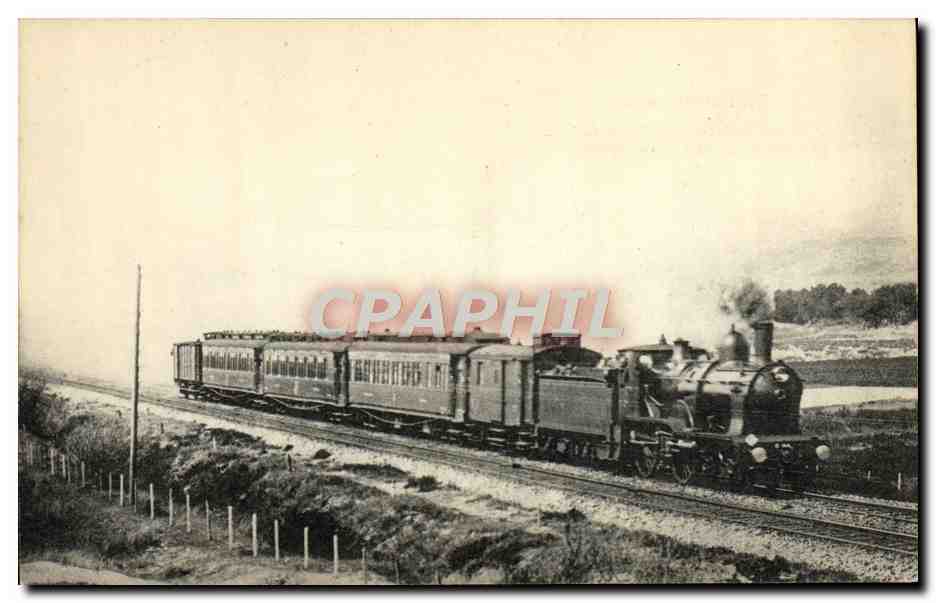 CPA Train Locomotive Reseau du Nord Calais Mediterranee 