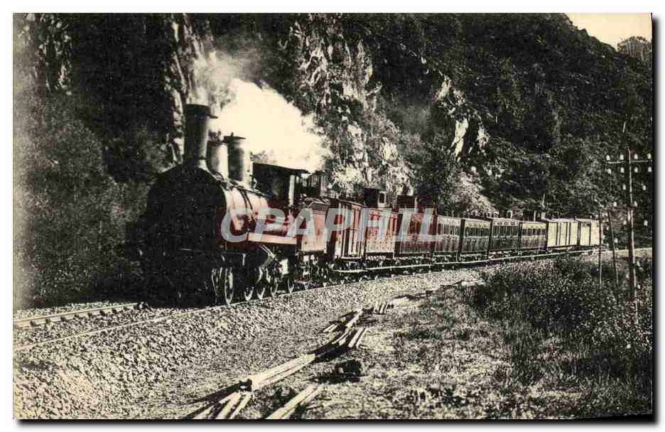 CPA Train Locomotive Reseau d'Orleans Express Clermont Bordeaux