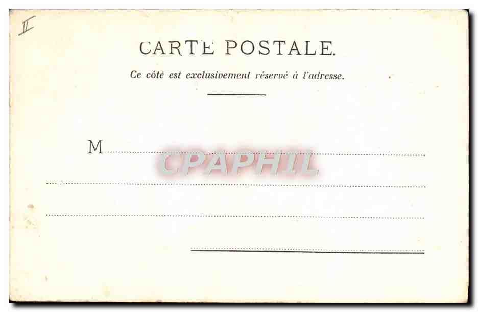 CPA Alcool Homme policier Avocat — Rückseite