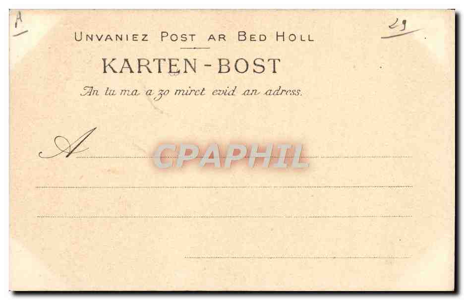 CPA Alcool Cidre de Fouesnant Le cidre renverse  — Verso