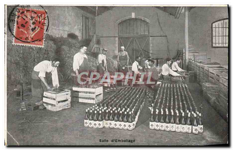 Salle d'Emballage — Usine de vin — Société Anonyme des Sources Saint-Louis, Saint-Yorre
