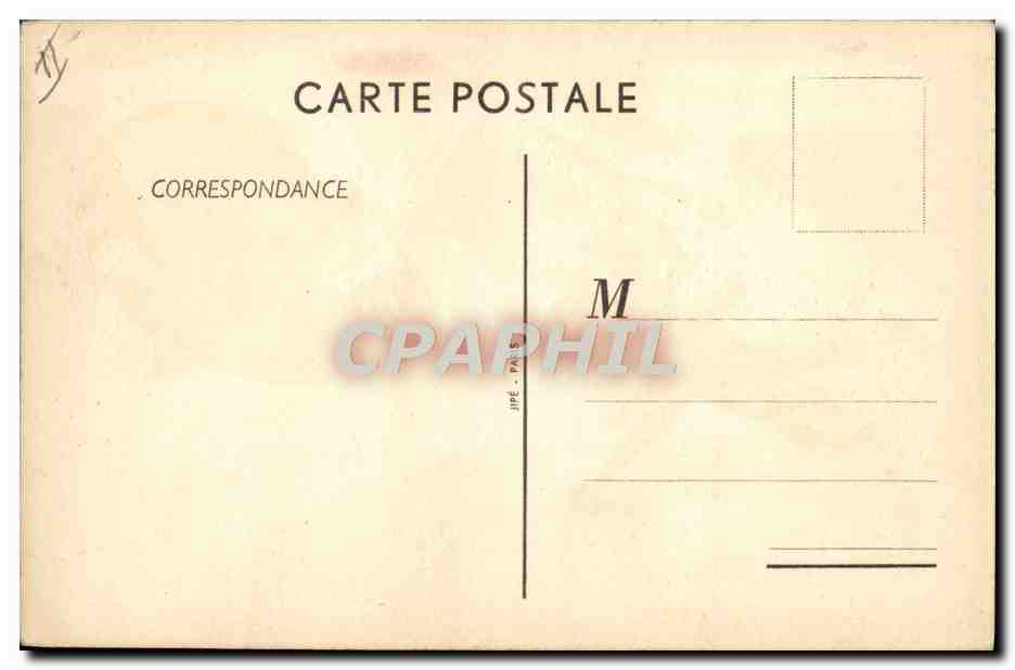 CPA Alcool Homme le reve Jean de Preissac — Back