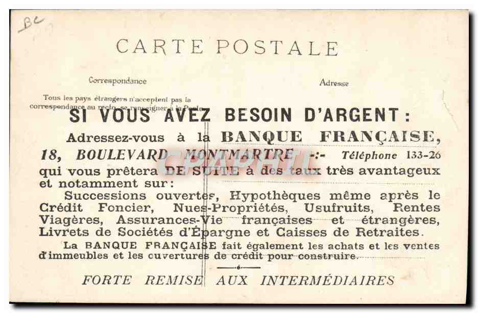 CPA Alcool Paris 1905 Les fetes de la mi careme Char des Boissons  — Verso