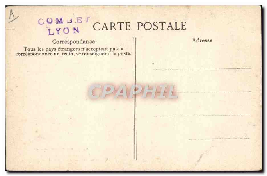 Deux compères au Pardon — Costumes anciens de Baud et de Melgnen — Combet Lyon — Reverso