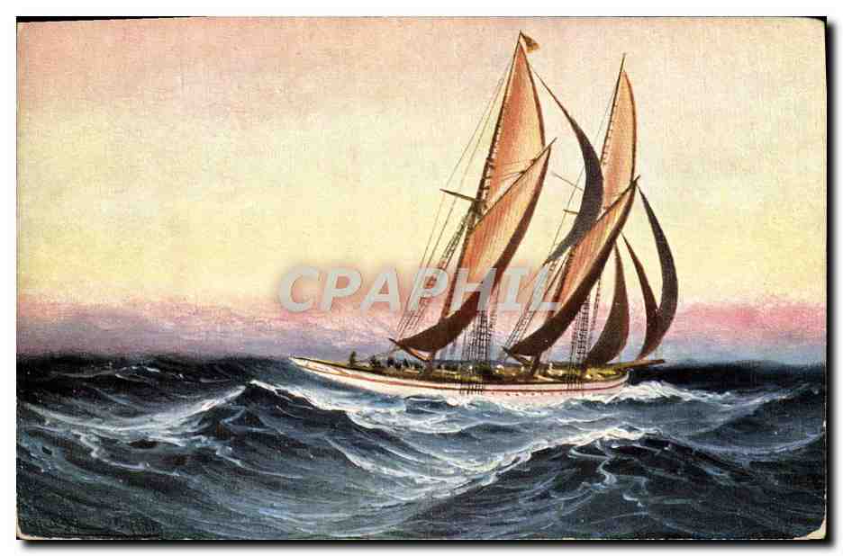 CPA Bateau Voilier 