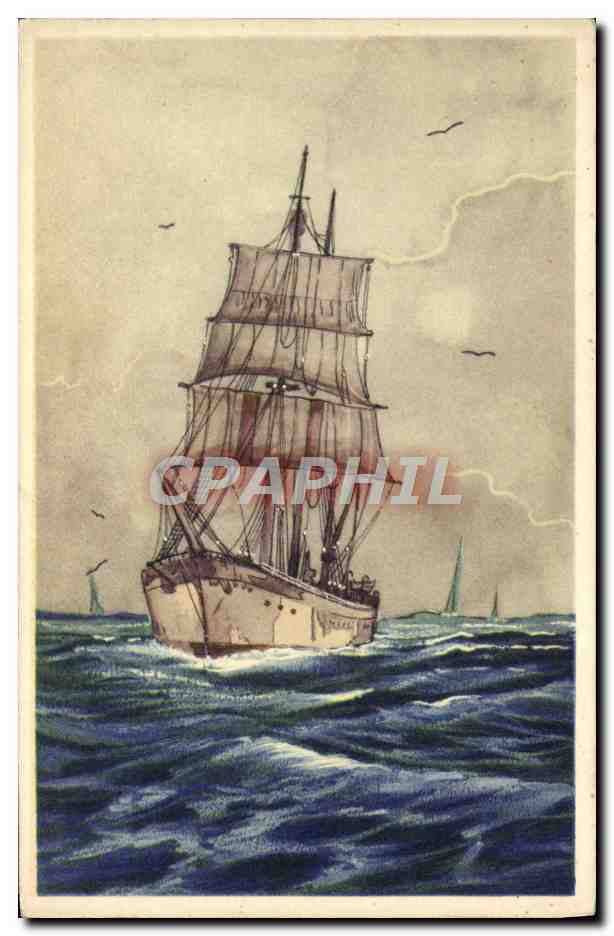 CPA Bateau Voilier 