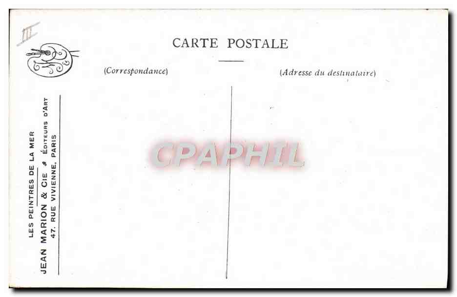 Bateau à voile — Coureur de grands chemins — Royon, Série 8, No. 1 — Verso