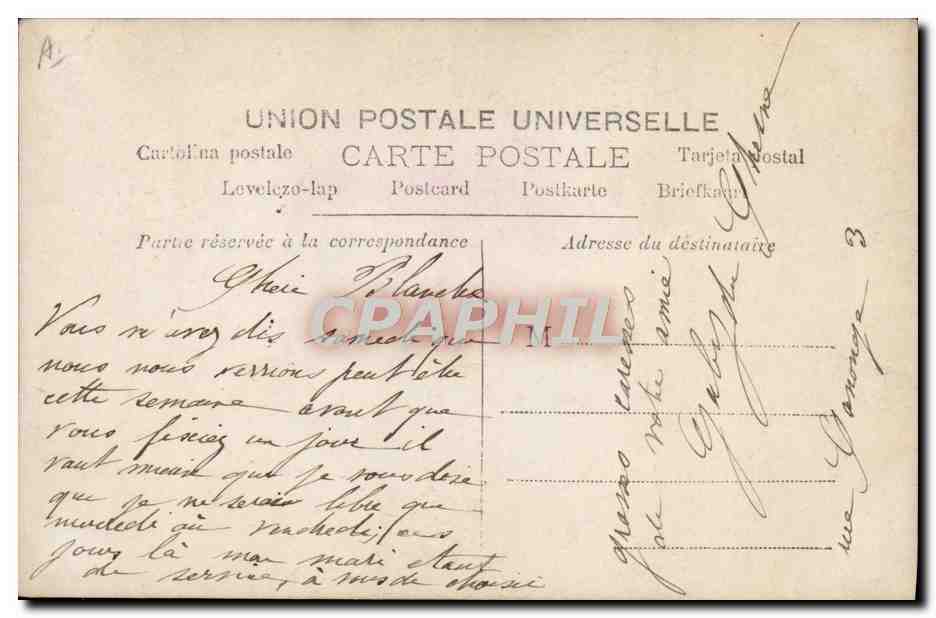 La Nocive Parisienne — Éditeurs d'Art, Paris, Série 2193 — Verso