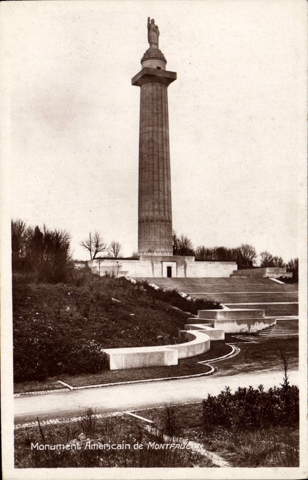 Monument américain de Montfaucon — éditeur Célestin Tourguin, n° 02