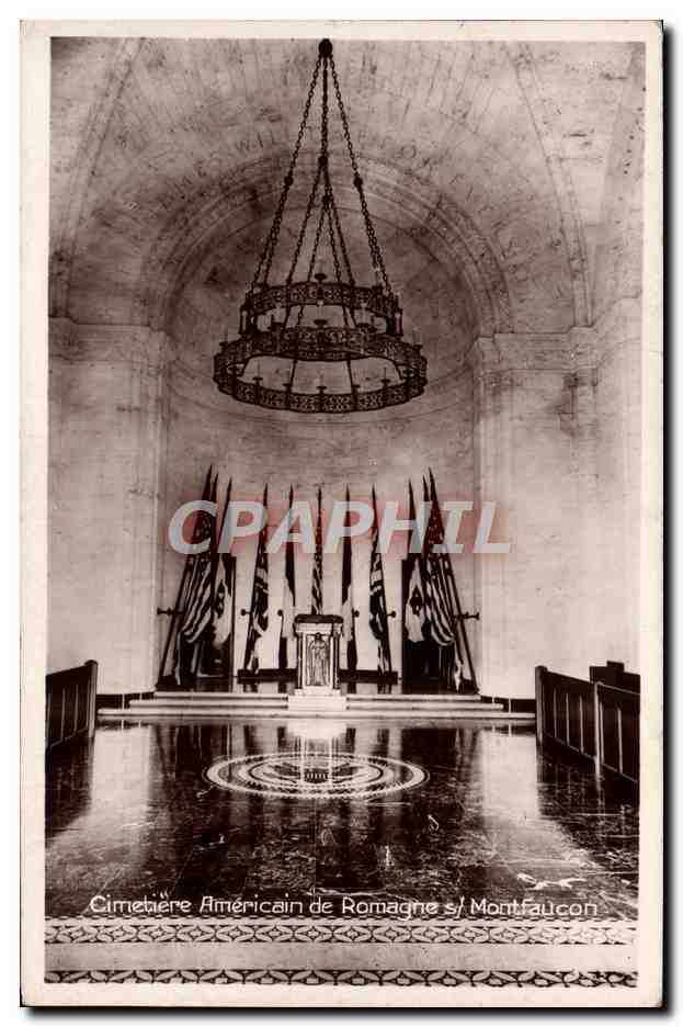 Cementerio americano de Romagne-sous-Montfauccon — Interior de la capilla — York y Sawyer arquitectos