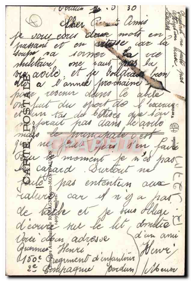 Cimetière militaire de Péronne — vue d'ensemble — édition Verdurin — Reverso