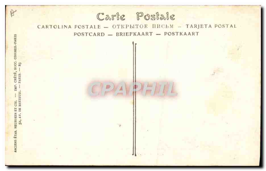 CPA Militaria Fetes de la victoire 14 juillet 1919 Apotheose de la Victoire  — Rückseite