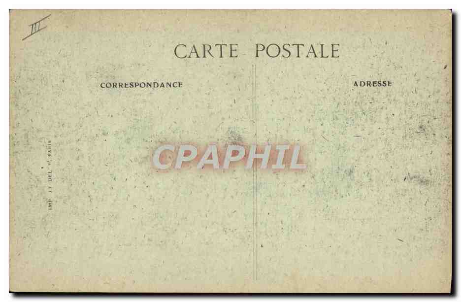 CPA Militaria Fetes de la victoire 14 juillet 1919 Le defile General Pershing — Rückseite