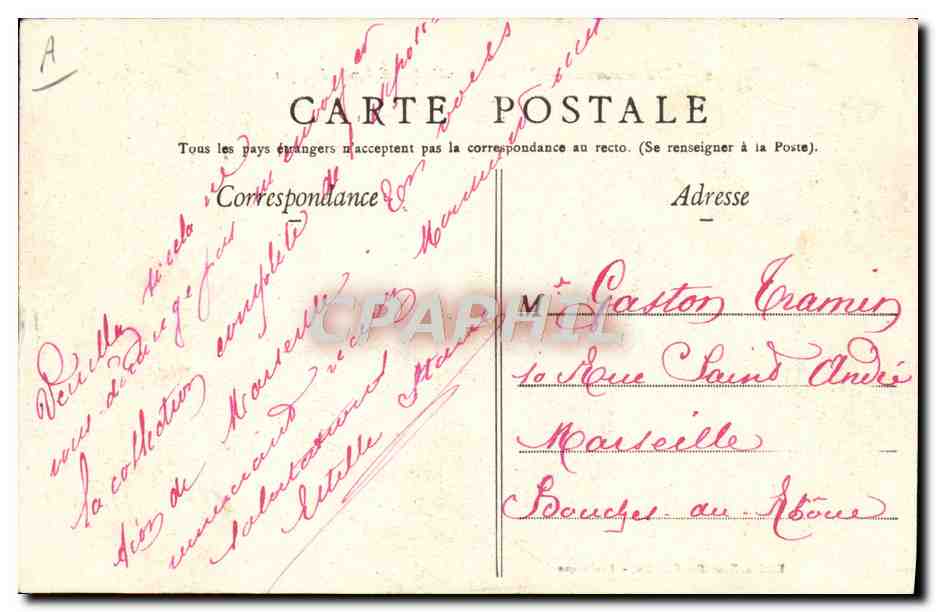 CPA Bateau Guerre Dunkerque Cuirasses d'escadre dans le bassin Freycinet  — Verso