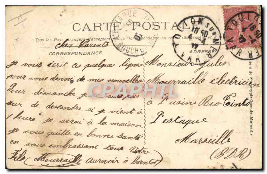 CPA Bateau Guerre Catastrophe du Iena Monsieur Thomson ministre de la marine se rendant a bord du Iena  — Verso