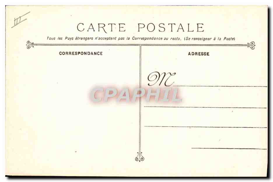 CPA Bateau Guerre Cuirasse Iena — Verso