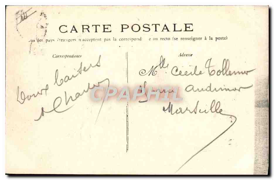 CPA Bateau Guerre Iena Cuirasse — Verso