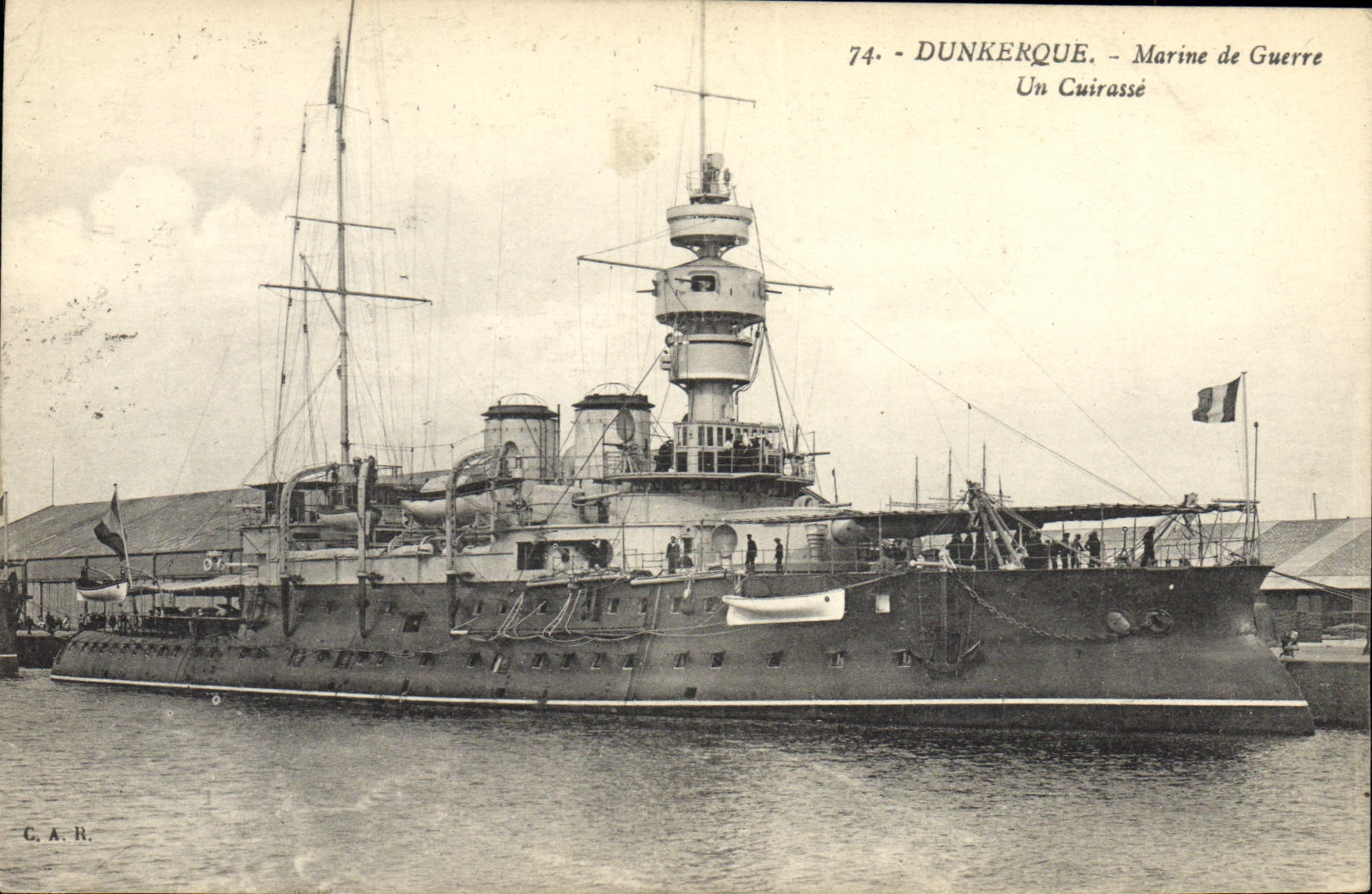 Dunkerque — Un Cuirassé — Marine de Guerre