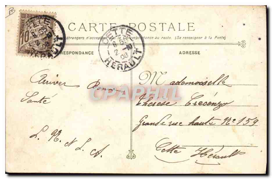 CPA Bateau Guerre Torpilleur Type moderne pendant ses essais a outrance  — Verso