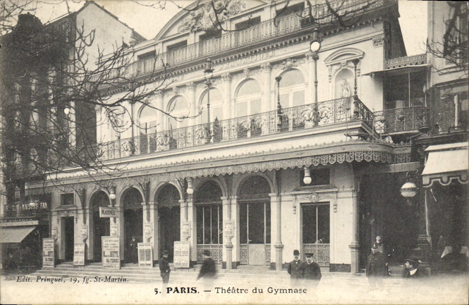 CPA Theatre du gymnase Paris 